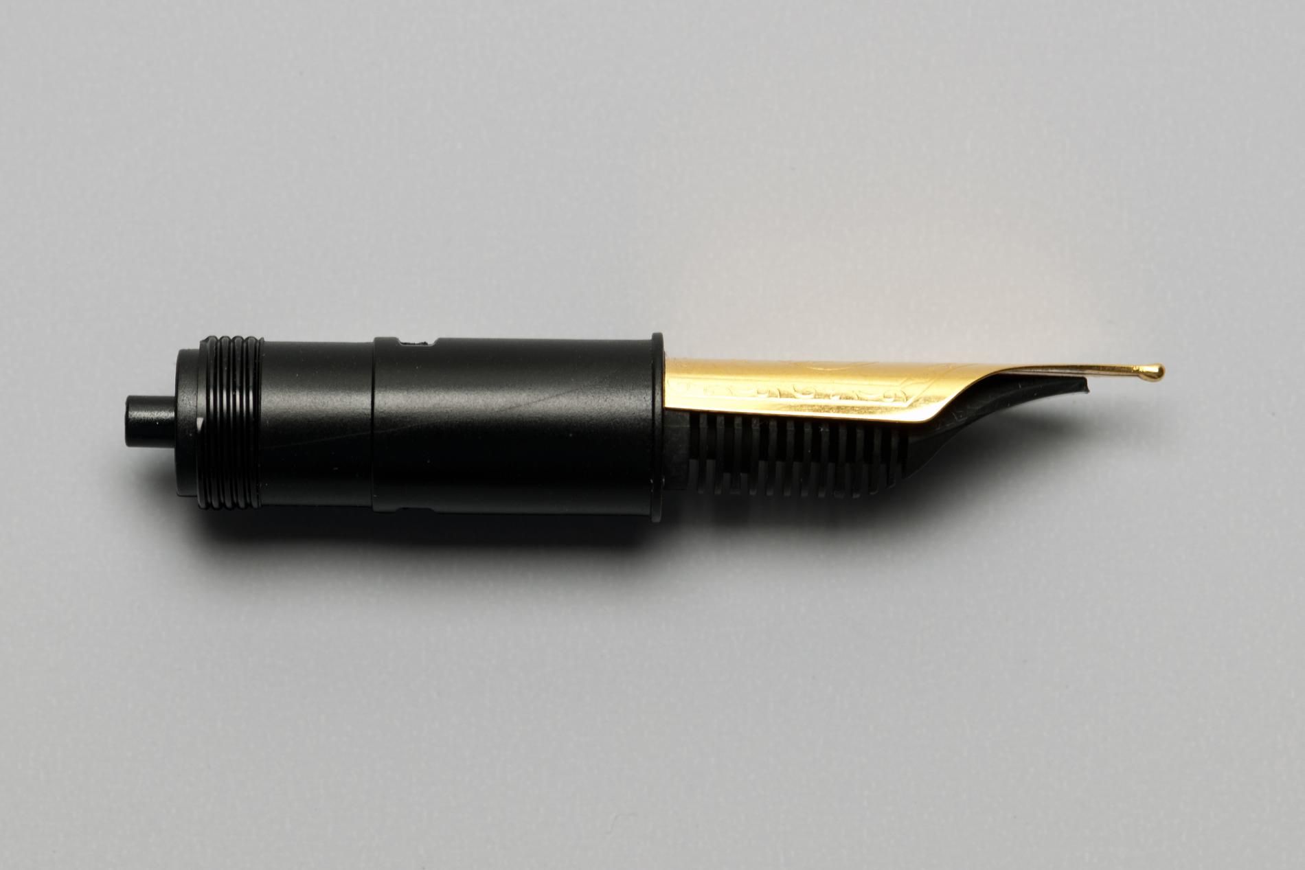 Nib, type 250, Triple, stainless-steel, gilded, side face